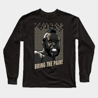 Clubber Lang Brings The Pain-16 Bit Long Sleeve T-Shirt